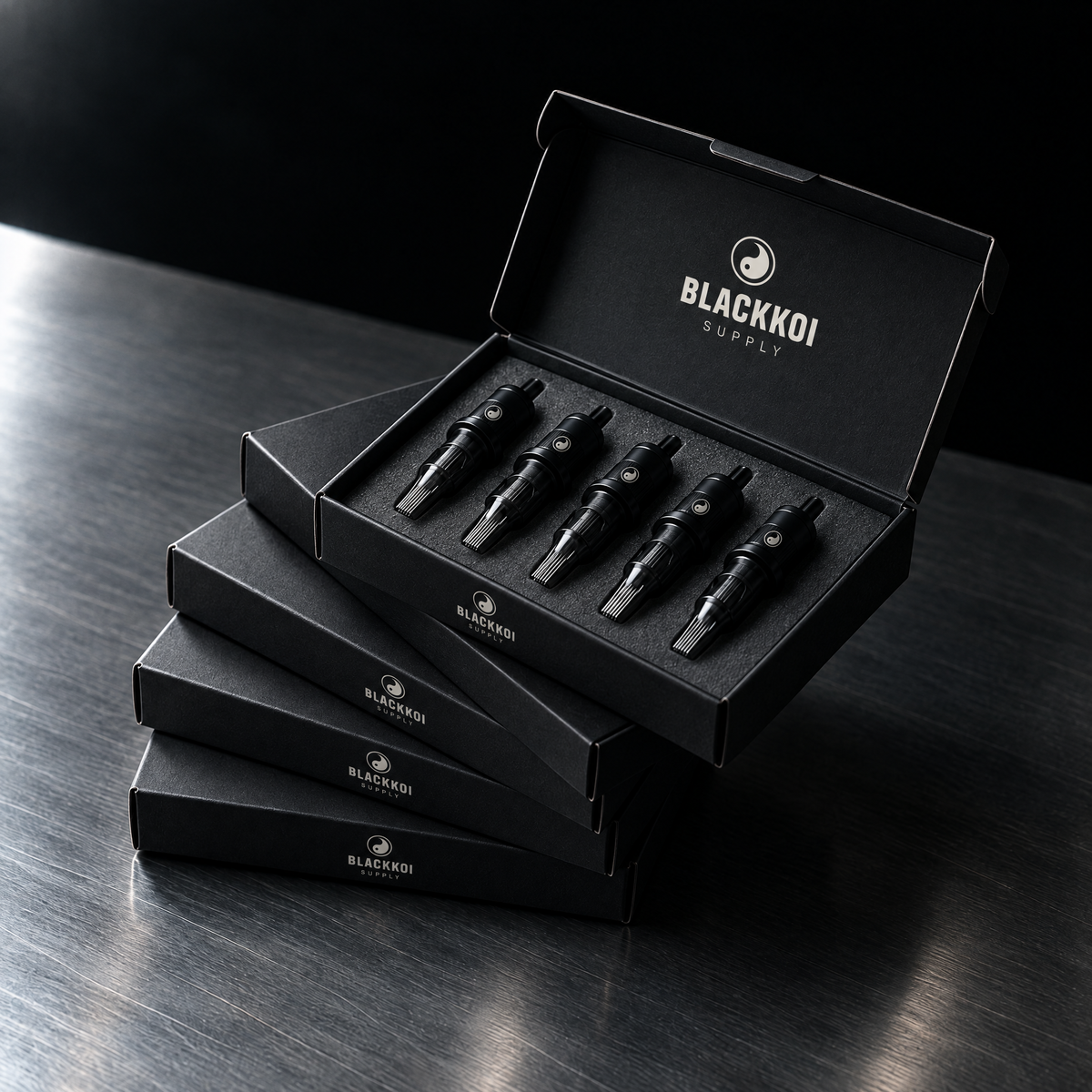BlackKoi Supply trial set: five boxes, one open