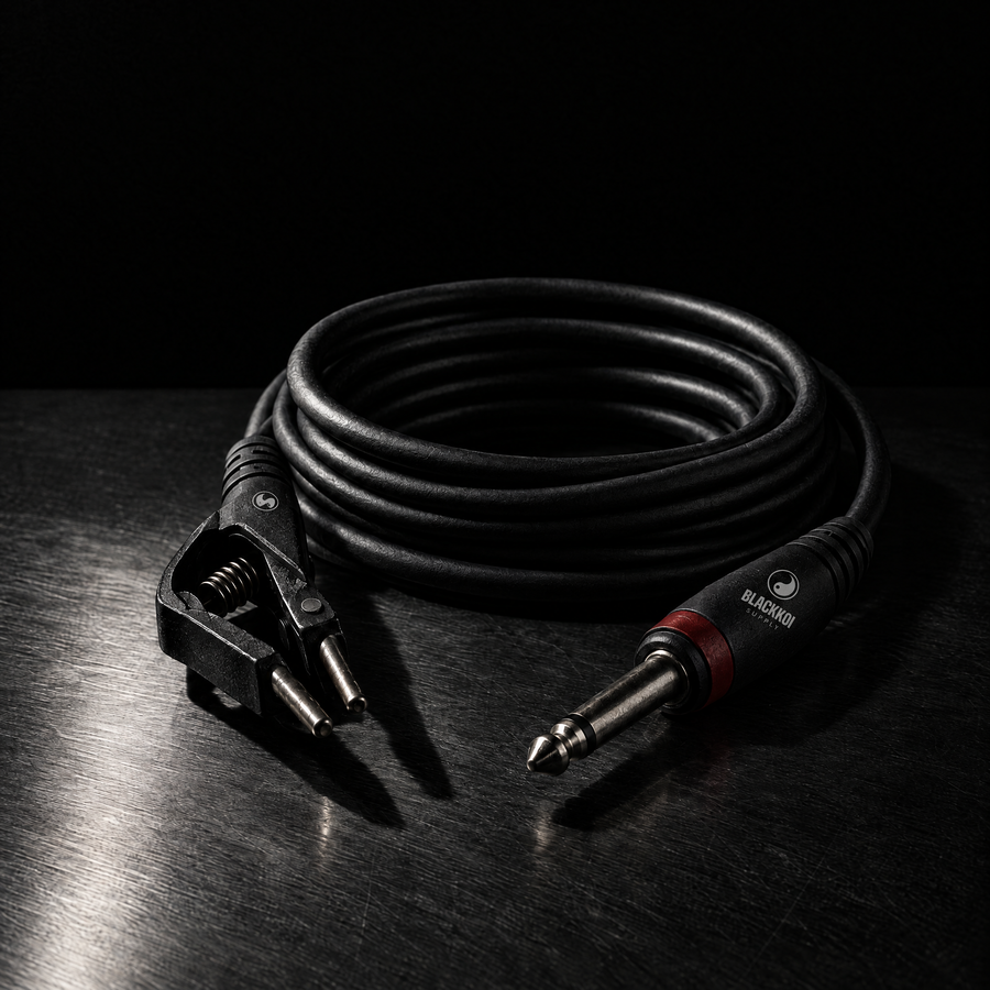 Clip cord with the BlackKoi Supply mark on the plug
